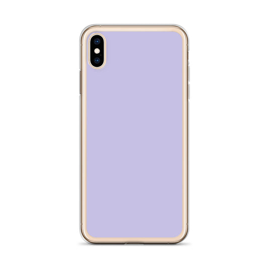 Melrose Purple Blue iPhone Clear Thin Case Plain Color CREATIVETECH