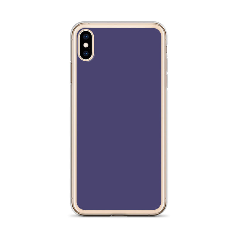 Load image into Gallery viewer, Corn Flower Blue iPhone Clear Thin Case Plain Color CREATIVETECH