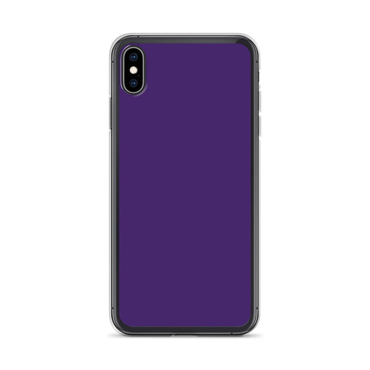 Purple iPhone Clear Thin Case Plain Color CREATIVETECH