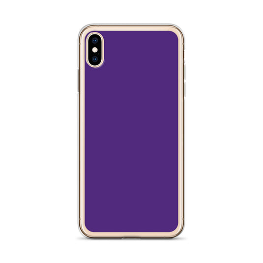 Indigo Purple iPhone Clear Thin Case Plain Color CREATIVETECH