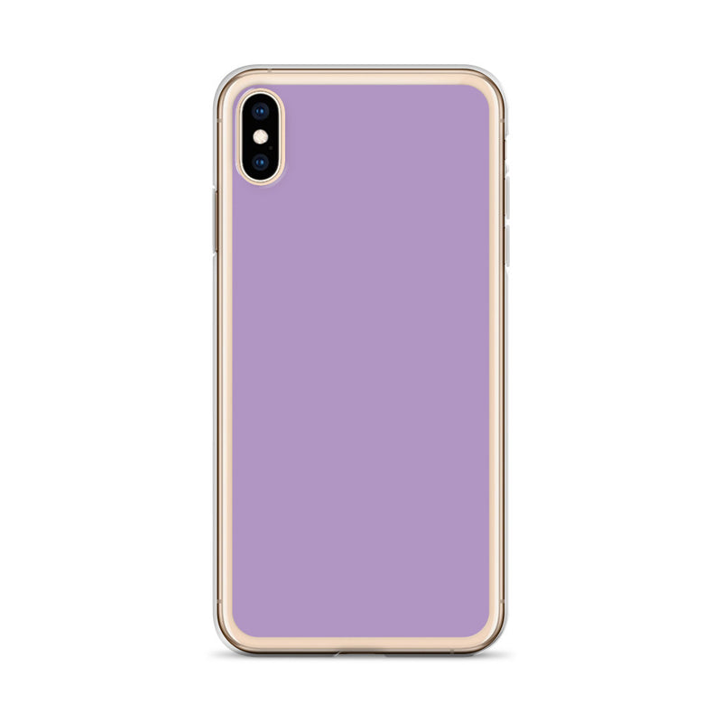 Load image into Gallery viewer, East Side Violet Purple iPhone Clear Thin Case Plain Color CREATIVETECH