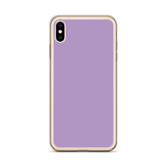 East Side Violet Purple iPhone Clear Thin Case Plain Color CREATIVETECH
