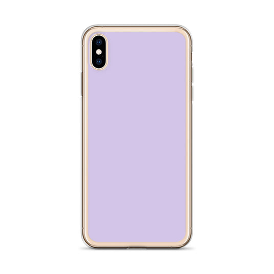 Fog Violet Purple  iPhone Clear Thin Case Plain Color CREATIVETECH