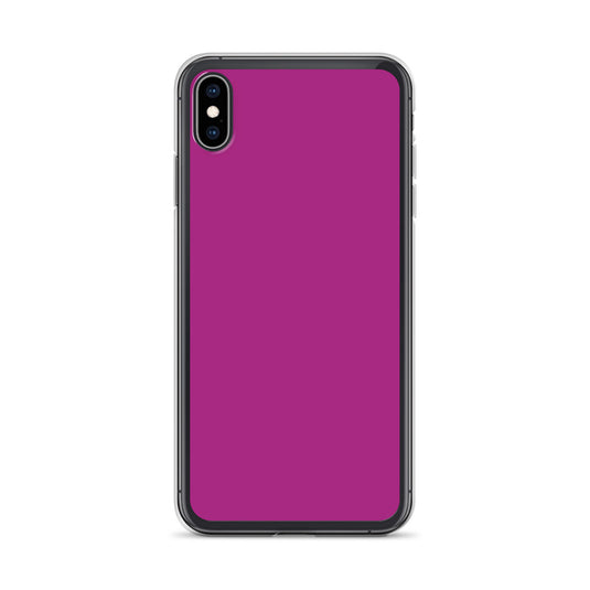 Red Violet iPhone Clear Thin Case Plain Color CREATIVETECH