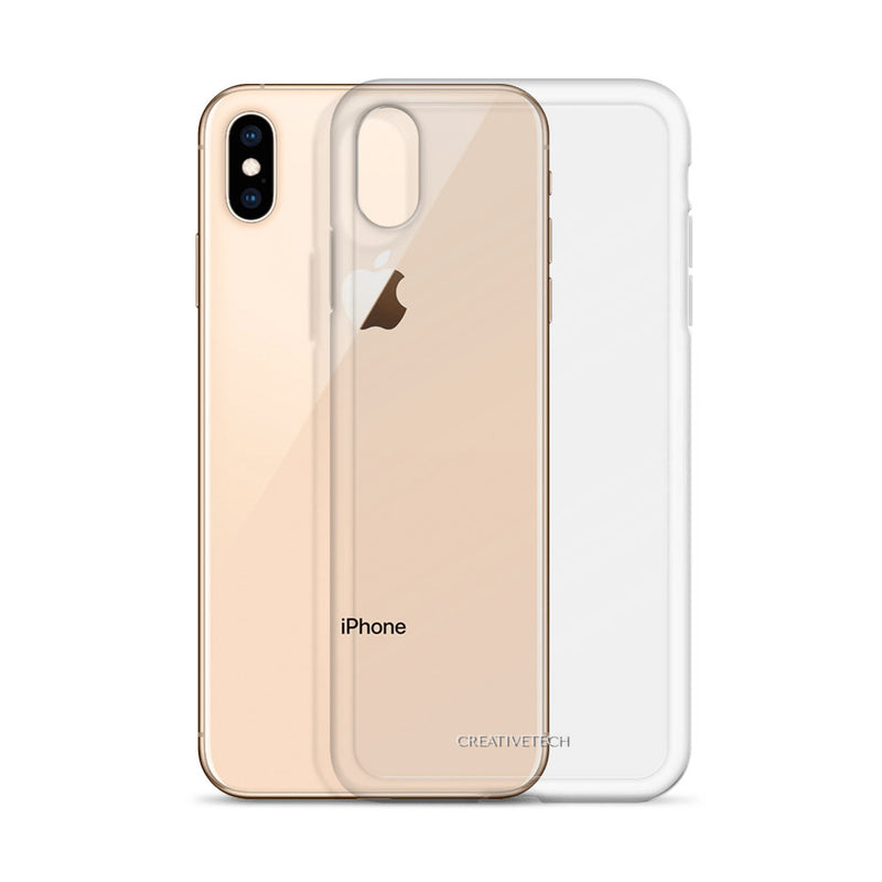 Load image into Gallery viewer, Transparent Flexible Clear iPhone Case Bump Resistant Corners CREATIVETECH