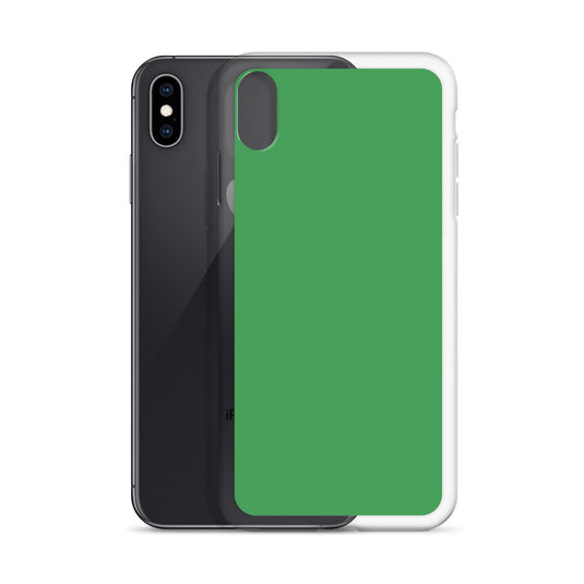 Plain Color Chateau Green iPhone Case Clear Bump Resistant CREATIVETECH