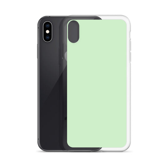 Plain Color Tara Green iPhone Case Clear Bump Resistant CREATIVETECH