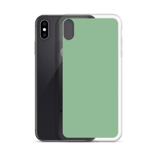 Plain Color Sea Green iPhone Case Clear Bump Resistant CREATIVETECH