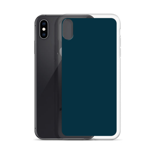 Plain Color Blue Whale iPhone Case Clear Bump Resistant CREATIVETECH