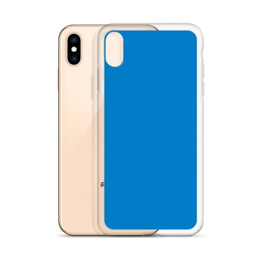 Plain Color Navy Blue iPhone Case Clear Bump Resistant CREATIVETECH