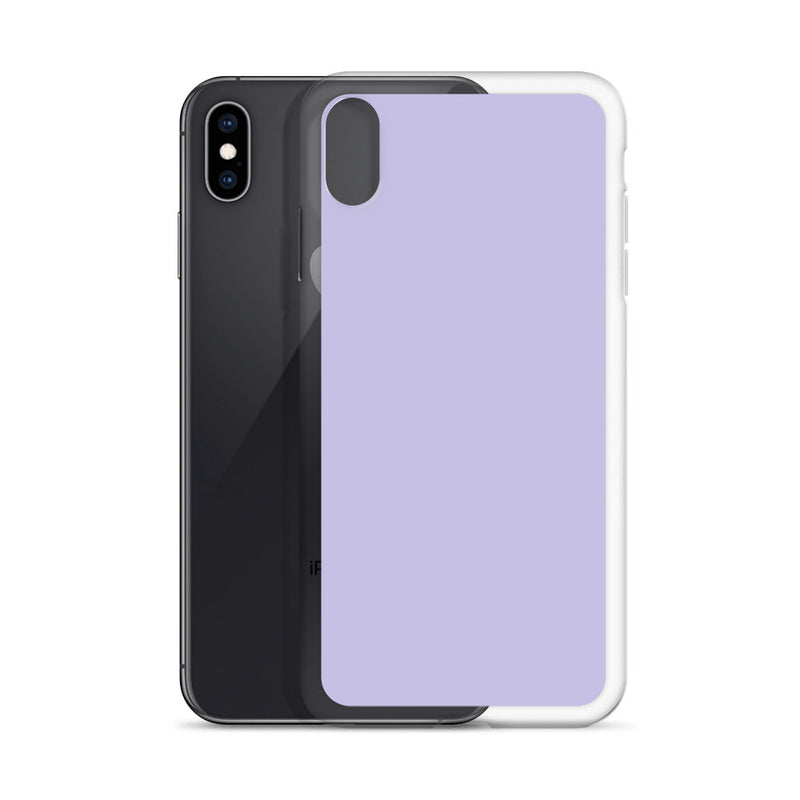 Load image into Gallery viewer, Melrose Purple Blue iPhone Clear Thin Case Plain Color CREATIVETECH