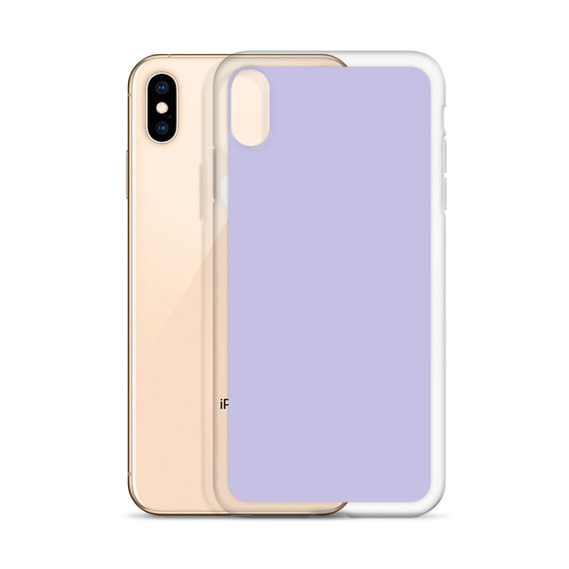 Load image into Gallery viewer, Melrose Purple Blue iPhone Clear Thin Case Plain Color CREATIVETECH