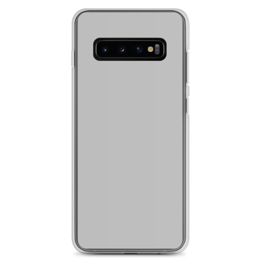 Silver Grey Samsung Clear Thin Case Plain Color CREATIVETECH