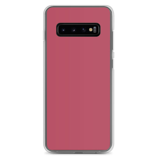 Hippie Pink Samsung Clear Thin Case Plain Color CREATIVETECH
