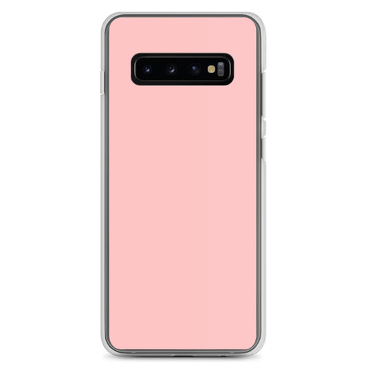 Flamingo Pink Samsung Clear Thin Case Plain Color CREATIVETECH