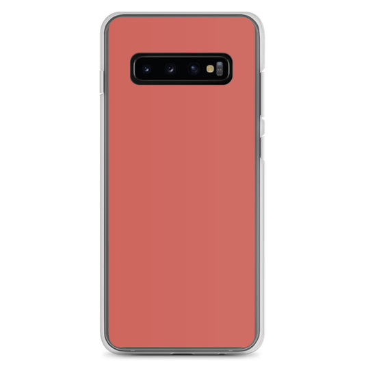 Sunglo Red Samsung Clear Thin Case Plain Color CREATIVETECH