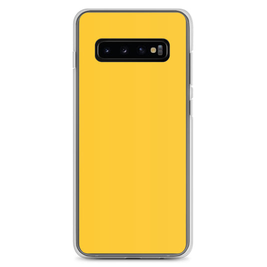 Yellow Samsung Clear Thin Case Plain Color CREATIVETECH