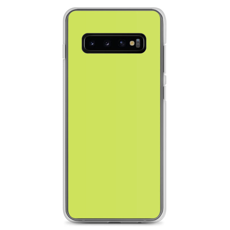 Load image into Gallery viewer, Mindaro Green Samsung Clear Thin Case Plain Color CREATIVETECH