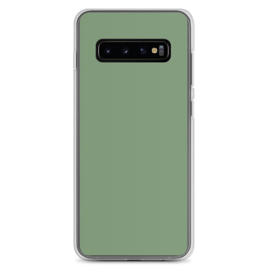 Amulet Green Samsung Clear Thin Case Plain Color CREATIVETECH