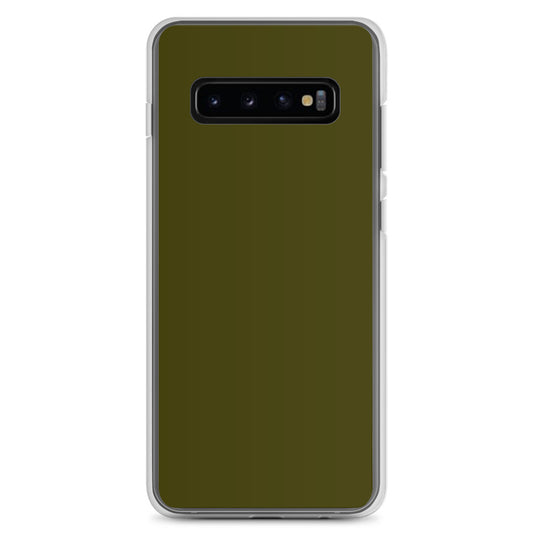 Karaka Tabacco Green Samsung Clear Thin Case Plain Color CREATIVETECH