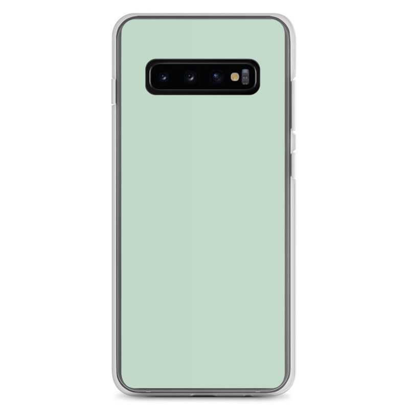 Load image into Gallery viewer, Shallow Edgewater Blue Samsung Clear Thin Case Plain Color CREATIVETECH