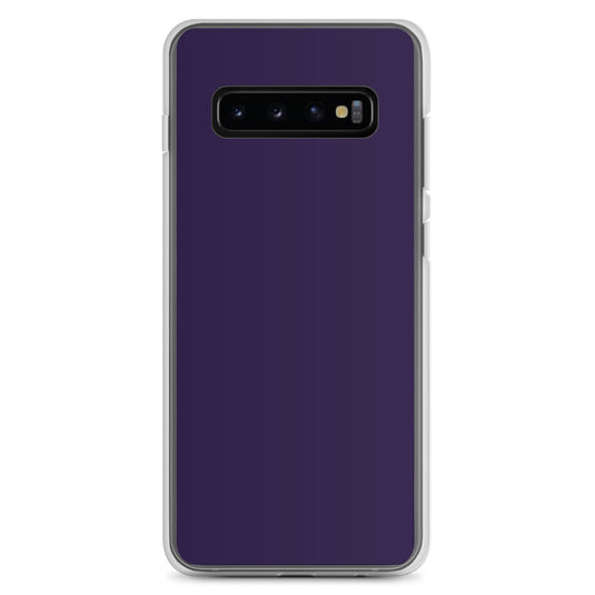 Tolopea Dark Purple Samsung Clear Thin Case Plain Color CREATIVETECH