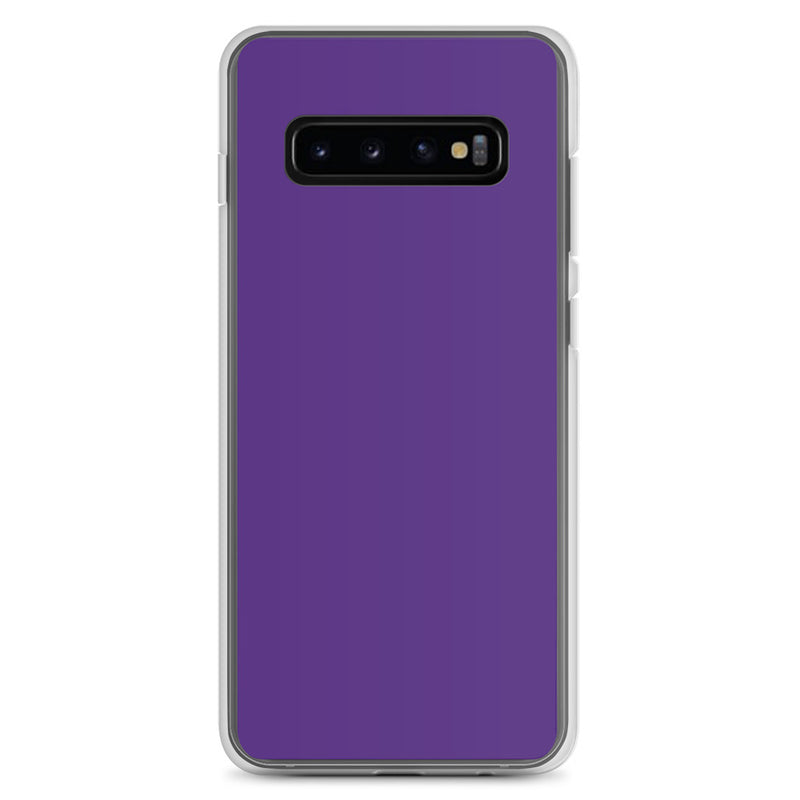 Load image into Gallery viewer, Indigo Purple Samsung Clear Thin Case Plain Color CREATIVETECH