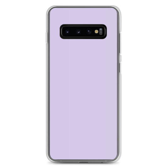 Fog Violet Samsung Clear Thin Case Plain Color CREATIVETECH