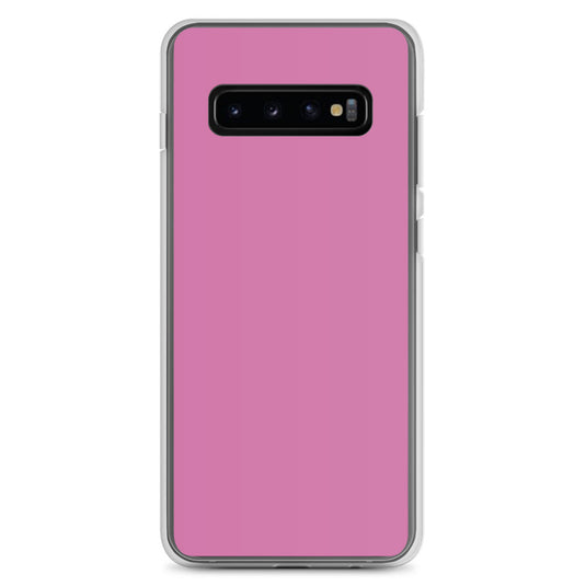 Hopbush Pink Samsung Clear Thin Case Plain Color CREATIVETECH