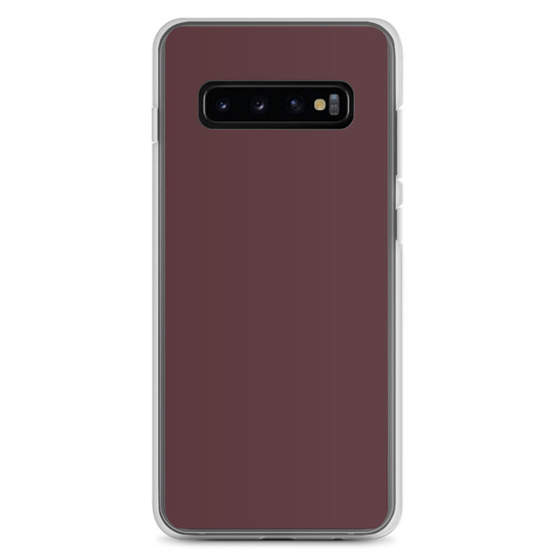 Load image into Gallery viewer, Cab Sav Brown Samsung Clear Thin Case Plain Color CREATIVETECH