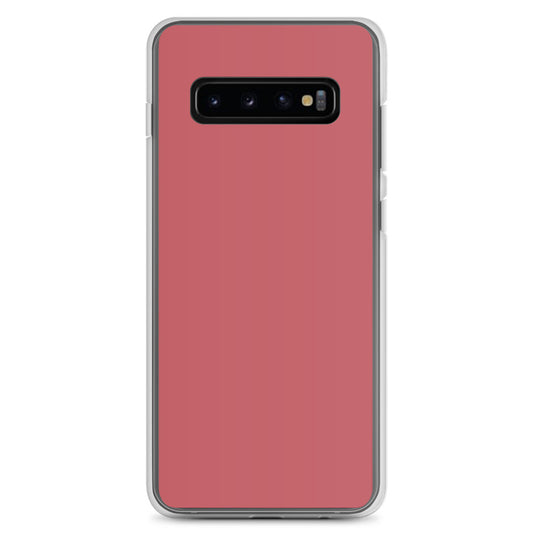 Mandy Red Samsung Clear Thin Case Plain Color CREATIVETECH