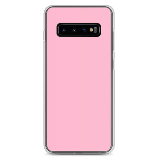 Cotton Candy Pink Samsung Clear Thin Case Plain Color CREATIVETECH