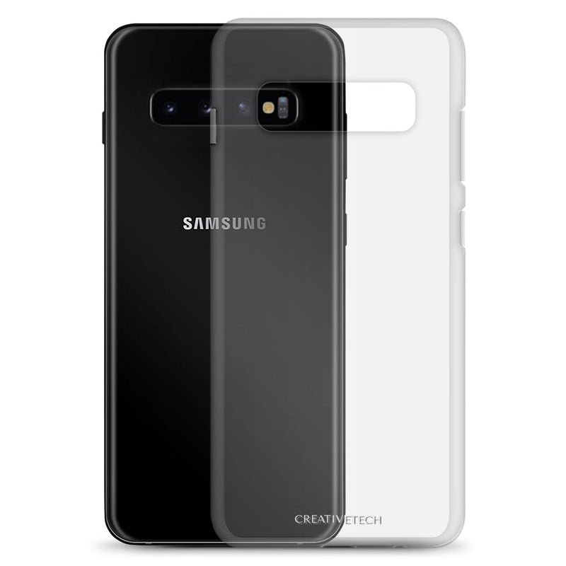 Load image into Gallery viewer, Transparent Flexible Clear Samsung Case Bump Resistant Corners CREATIVETECH