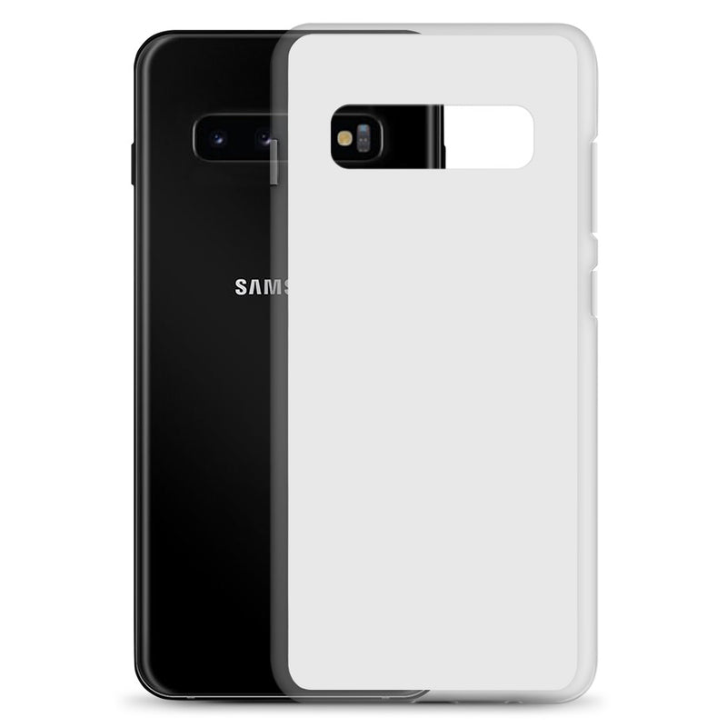 Load image into Gallery viewer, Light Grey Samsung Clear Thin Case Plain Color CREATIVETECH
