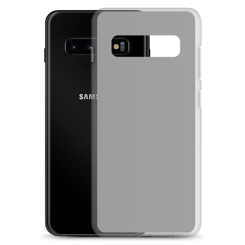 Load image into Gallery viewer, Nobel Grey Samsung Clear Thin Case Plain Color CREATIVETECH