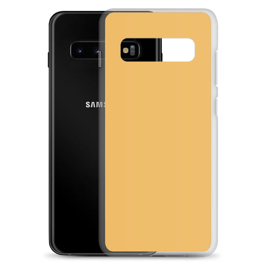 Harvest Yellow Samsung Clear Thin Case Plain Color CREATIVETECH