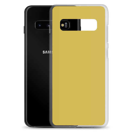 Old Gold Samsung Clear Thin Case Plain Color CREATIVETECH