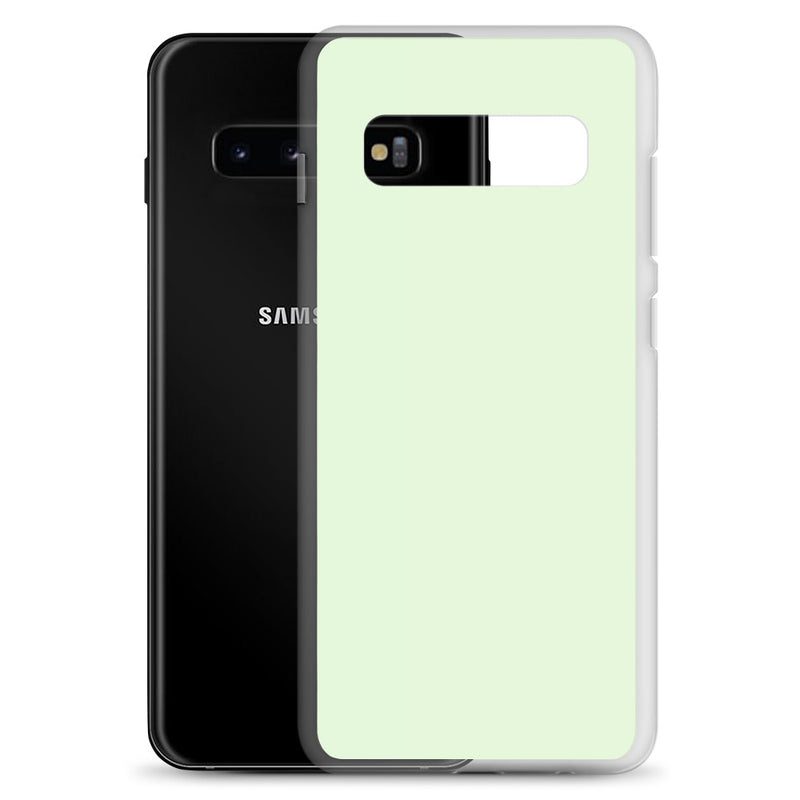 Load image into Gallery viewer, Panache Green Samsung Clear Thin Case Plain Color CREATIVETECH