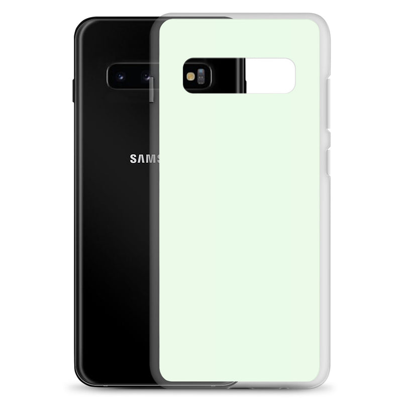 Load image into Gallery viewer, Honeydew Green Samsung Clear Thin Case Plain Color CREATIVETECH