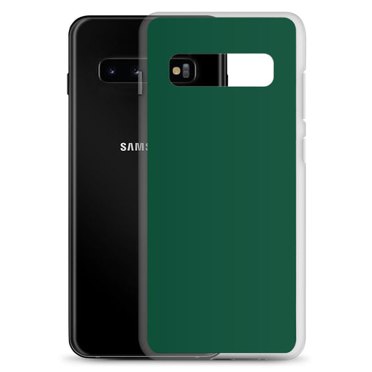 British Racing Green Samsung Clear Thin Case Plain Color CREATIVETECH
