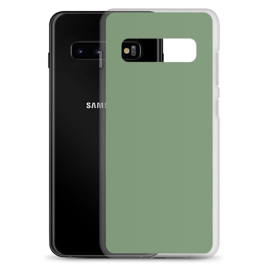 Amulet Green Samsung Clear Thin Case Plain Color CREATIVETECH