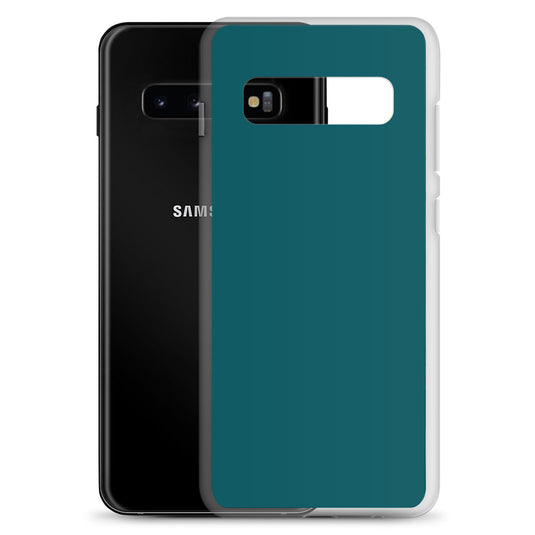 Sherpa Blue Samsung Clear Thin Case Plain Color CREATIVETECH