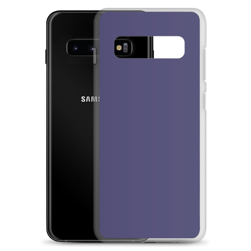 Load image into Gallery viewer, Corn Flower Blue Samsung Clear Thin Case Plain Color CREATIVETECH