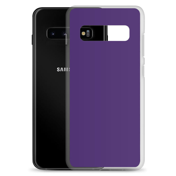 Purple Samsung Clear Thin Case Plain Color CREATIVETECH
