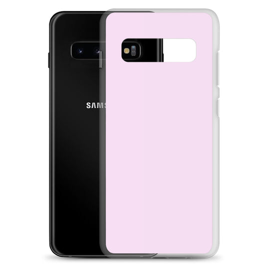 Selago Pink Samsung Clear Thin Case Plain Color CREATIVETECH