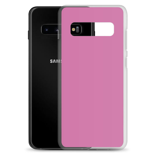 Hopbush Pink Samsung Clear Thin Case Plain Color CREATIVETECH