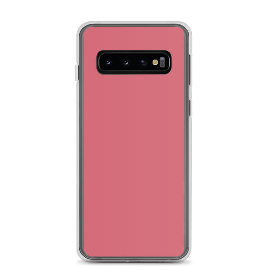Cabaret Pink Samsung Clear Thin Case Plain Color CREATIVETECH