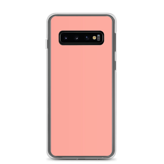 Rose Bud Red Samsung Clear Thin Case Plain Color CREATIVETECH
