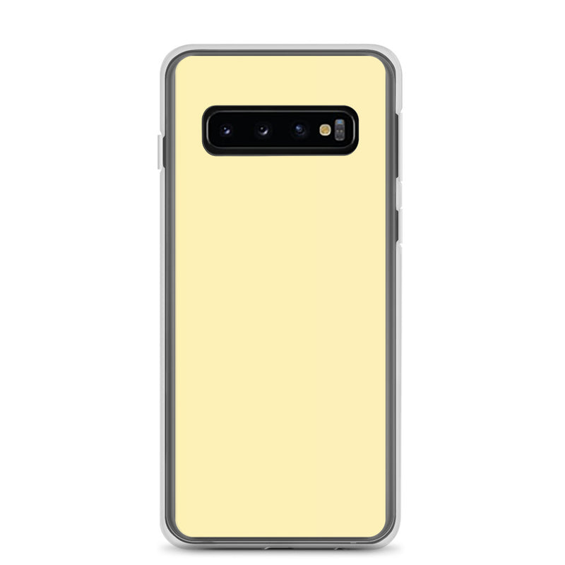 Load image into Gallery viewer, Banana Yellow Samsung Clear Thin Case Plain Color CREATIVETECH