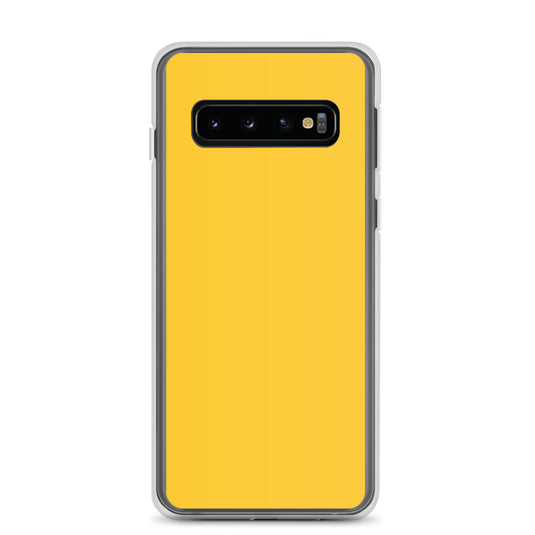 Yellow Samsung Clear Thin Case Plain Color CREATIVETECH